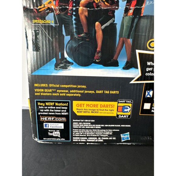 NERF‎ Dart Tag Official Competition Jersey - Size S/ M  - NWT - Picture 7 of 9